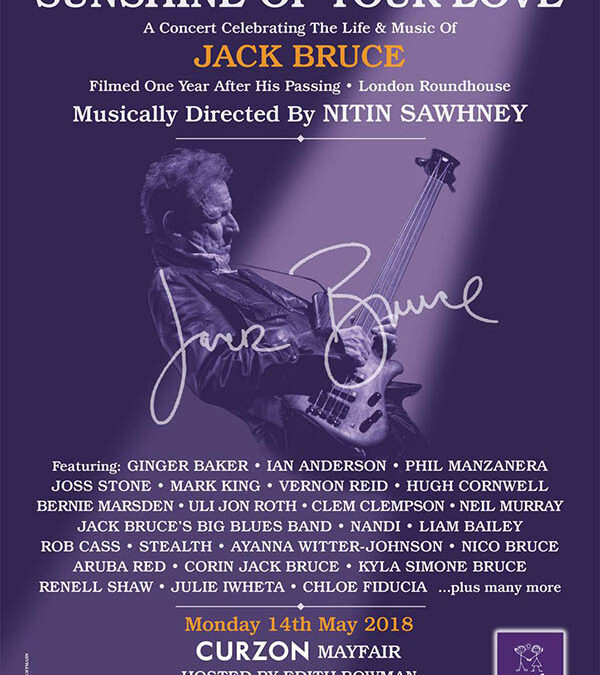 Sunshine Of Your Love : Concert for Jack Bruce